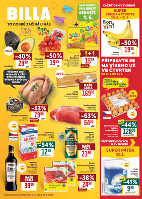 BILLA malý leták od 20.5. do 26.5.2026