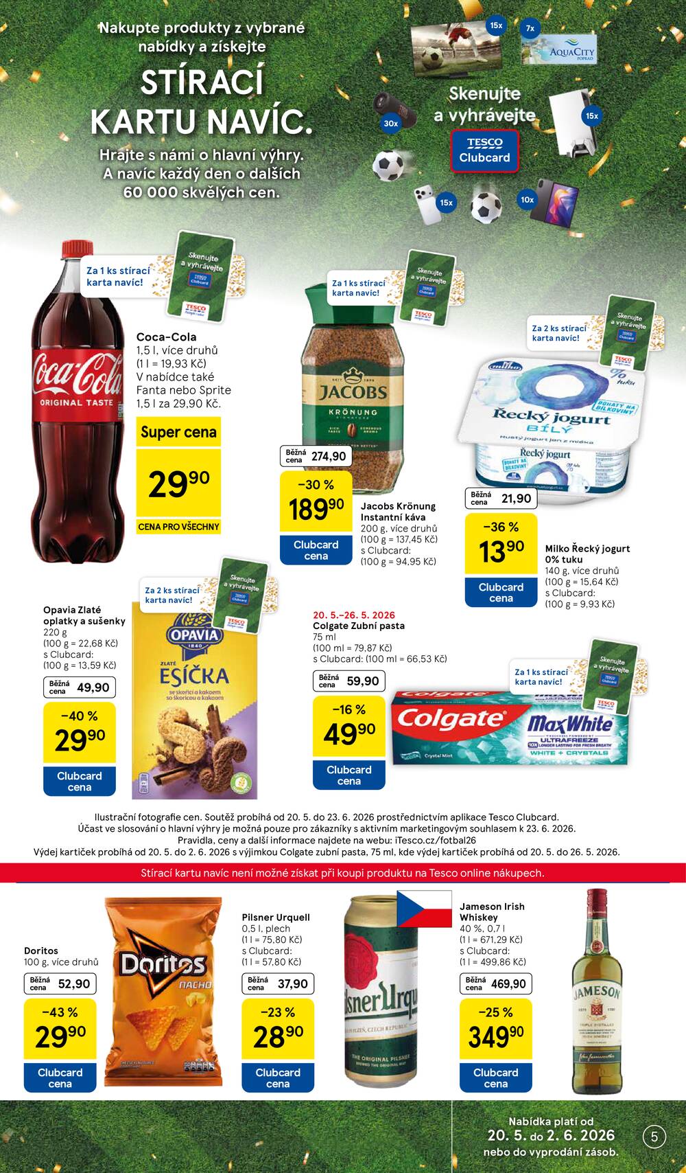 Tesco supermarkety od 20.5. do 26.5.2026