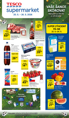 Tesco supermarkety od 20.5. do 26.5.2026