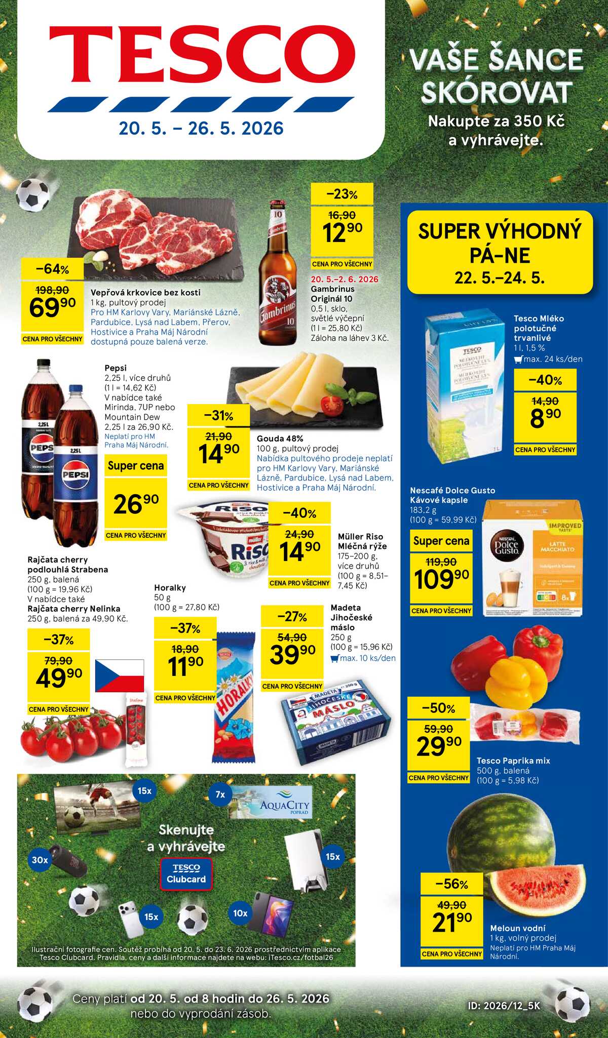Tesco malé hypermarkety od 20.5. do 26.5.2026 strana 1