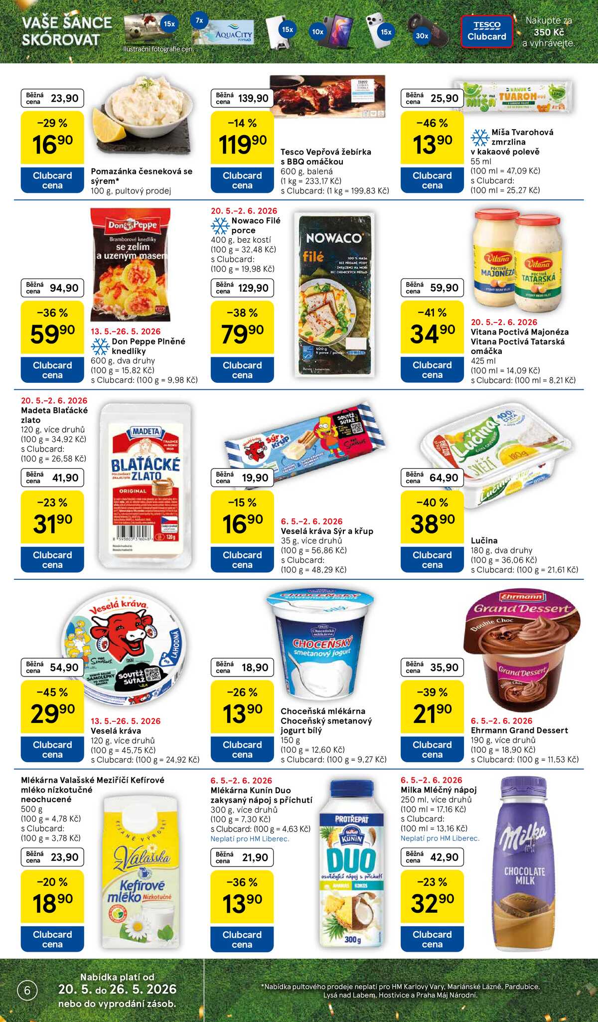 Tesco malé hypermarkety od 20.5. do 26.5.2026 strana 6