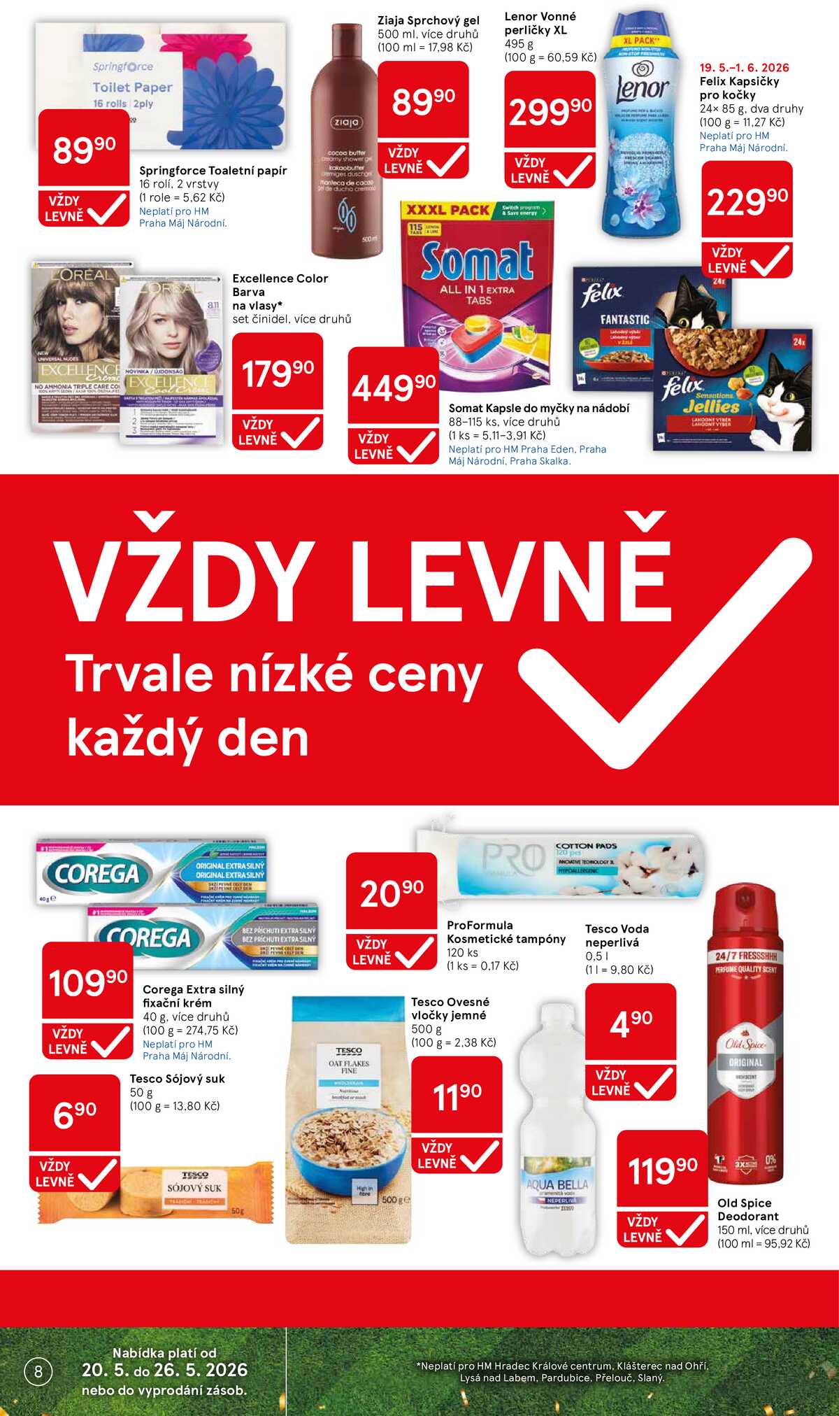 Tesco malé hypermarkety od 20.5. do 26.5.2026 strana 8
