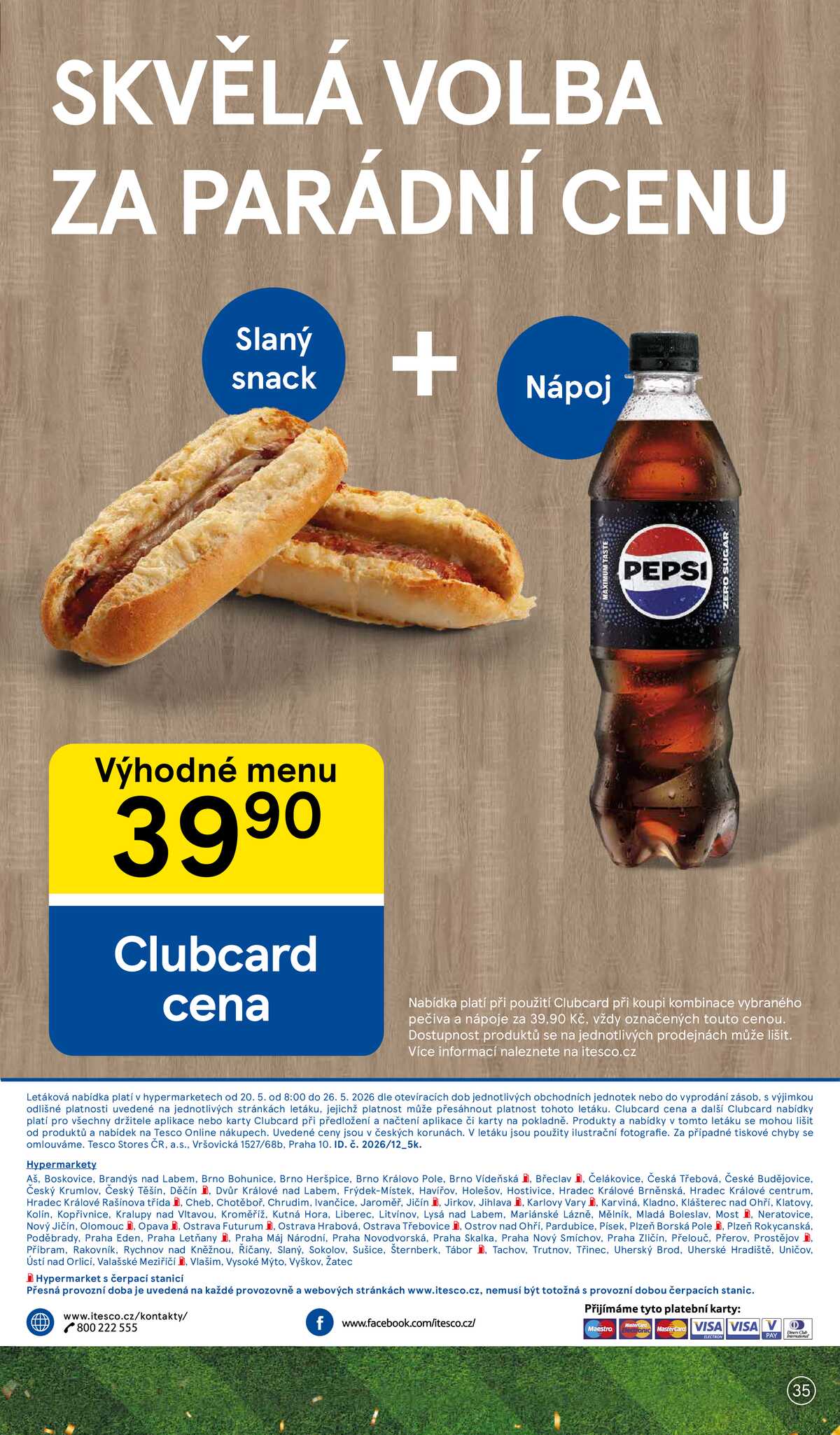 Tesco malé hypermarkety od 20.5. do 26.5.2026 strana 35
