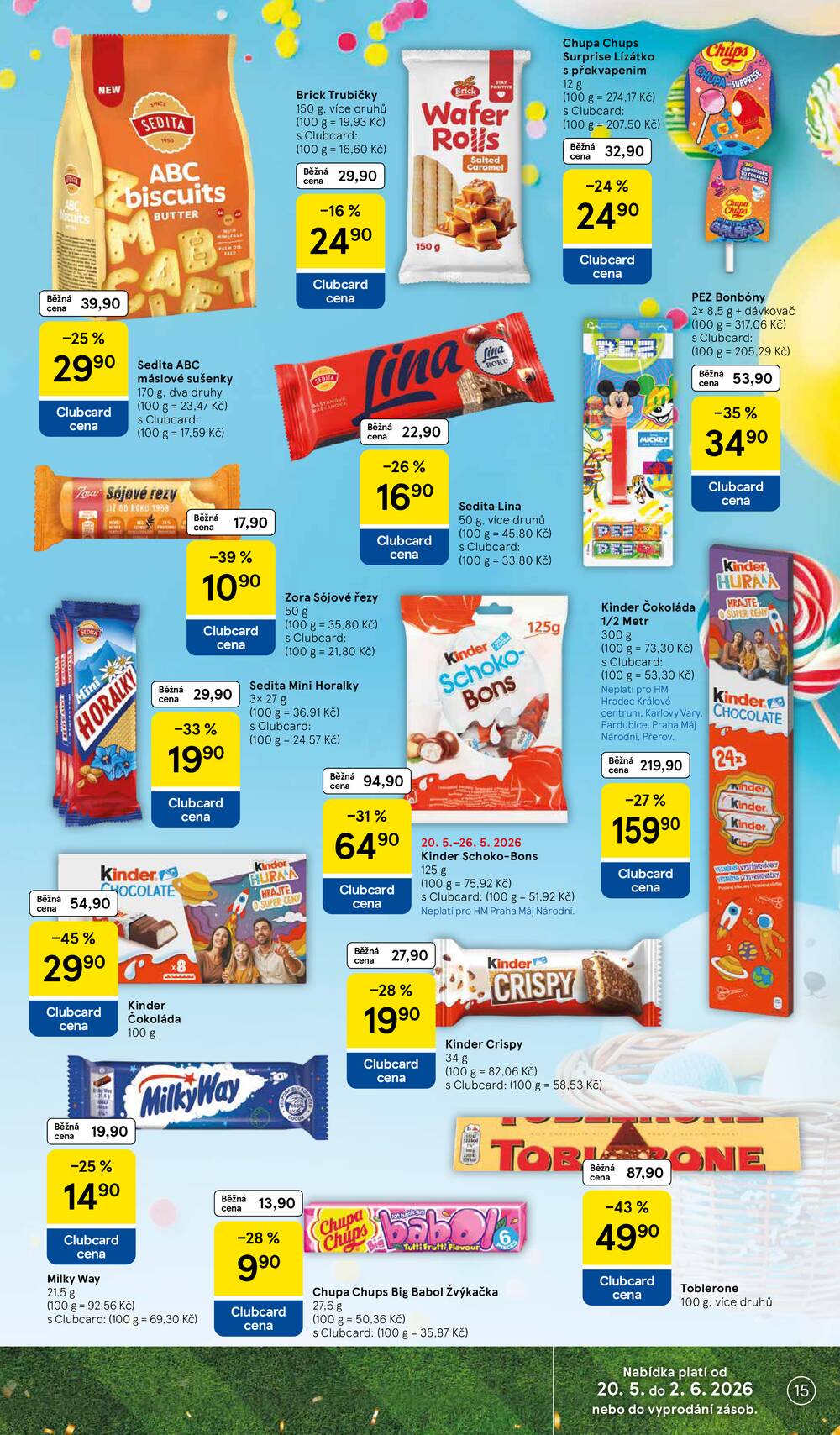 Leták Tesco - Tesco malé hypermarkety od 20.5. do 26.5.2026 - strana 15 Leták Tesco - Tesco malé hypermarkety od 20.5. do 26.5.2026 - strana 15
