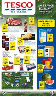 Tesco malé hypermarkety od 20.5. do 26.5.2026