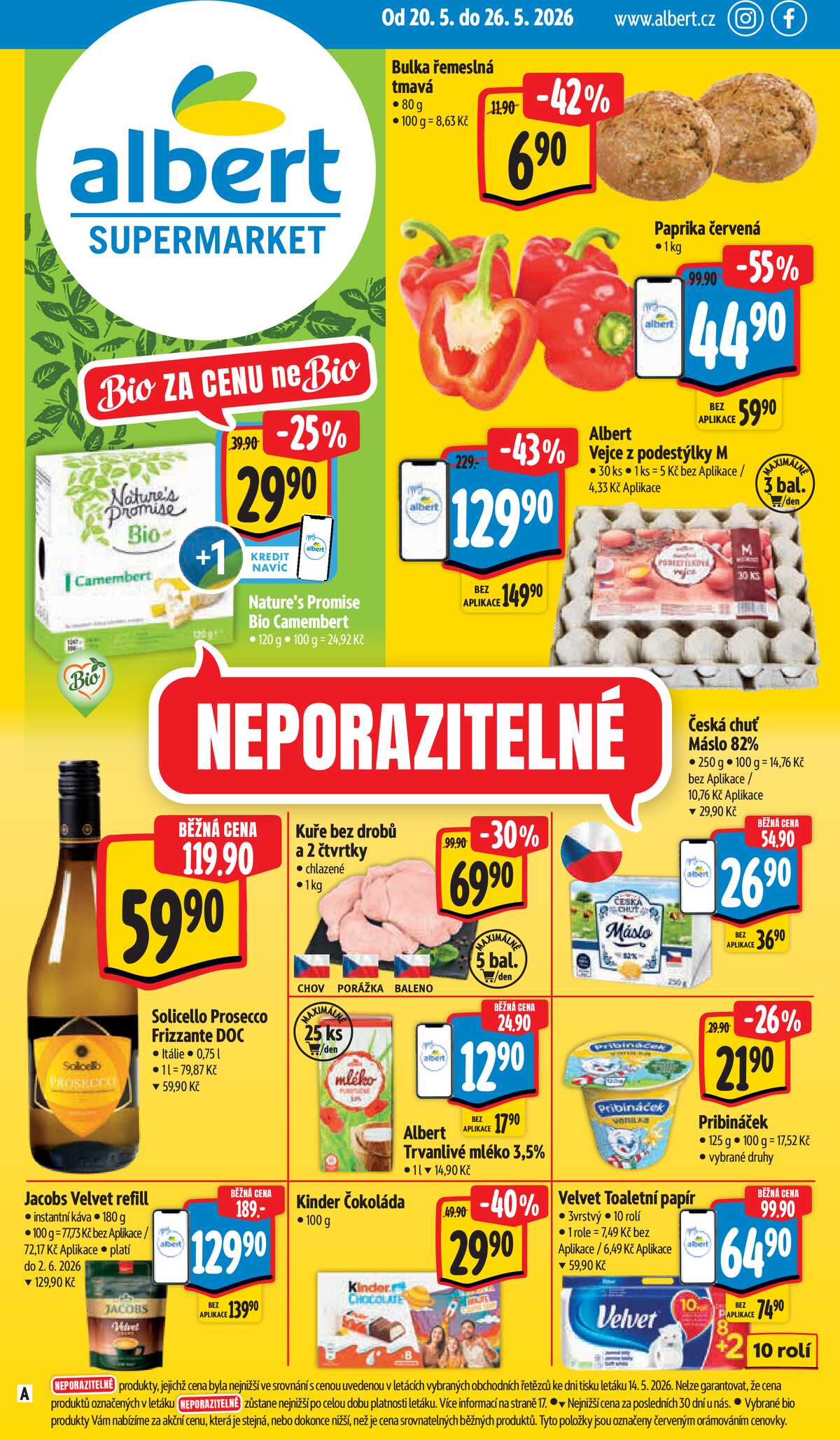 Albert Supermarket od 20.5. do 26.5.2026 strana 1