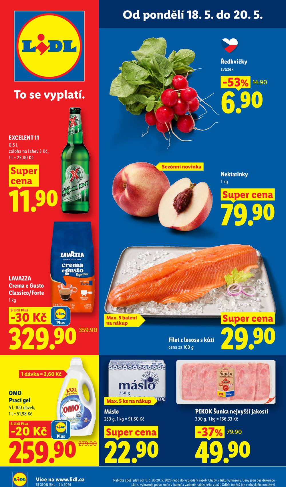 Leták Lidl - Lidl od 18.5. do 20.5.2026 - strana 1