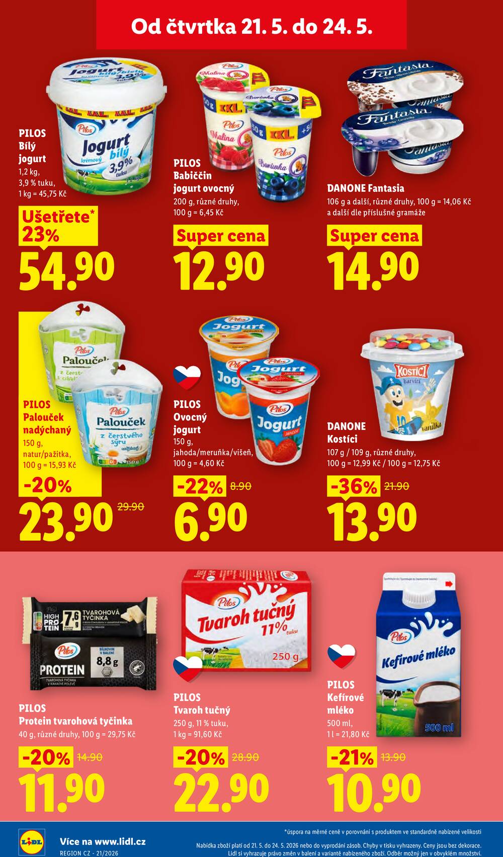 Lidl Čtvrtek od 21.5. do 24.5.2026