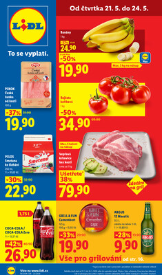 Lidl Čtvrtek od 21.5. do 24.5.2026