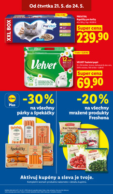 Lidl Čtvrtek od 21.5. do 24.5.2026
