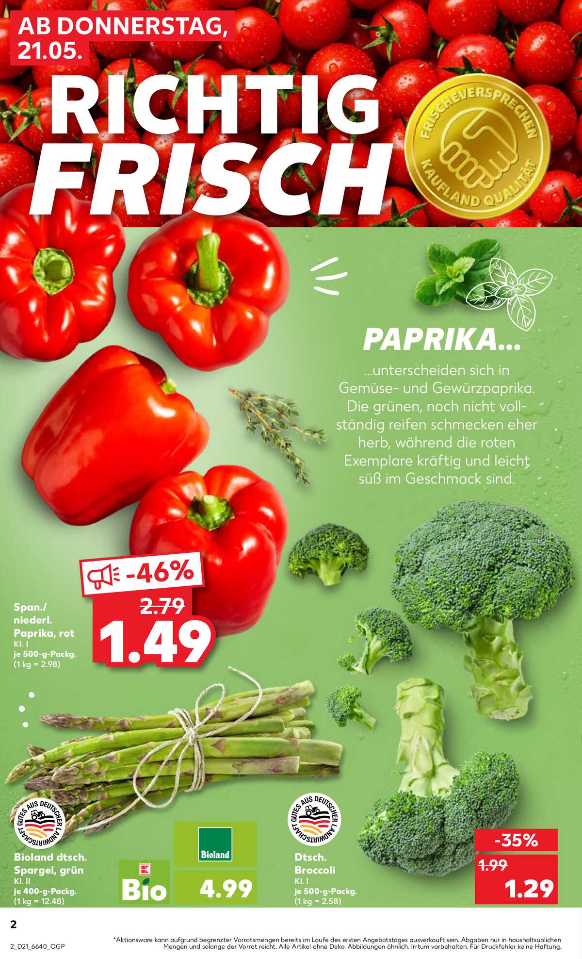 Leták Kaufland Německo 21.5.-27.5.2026 strana 2