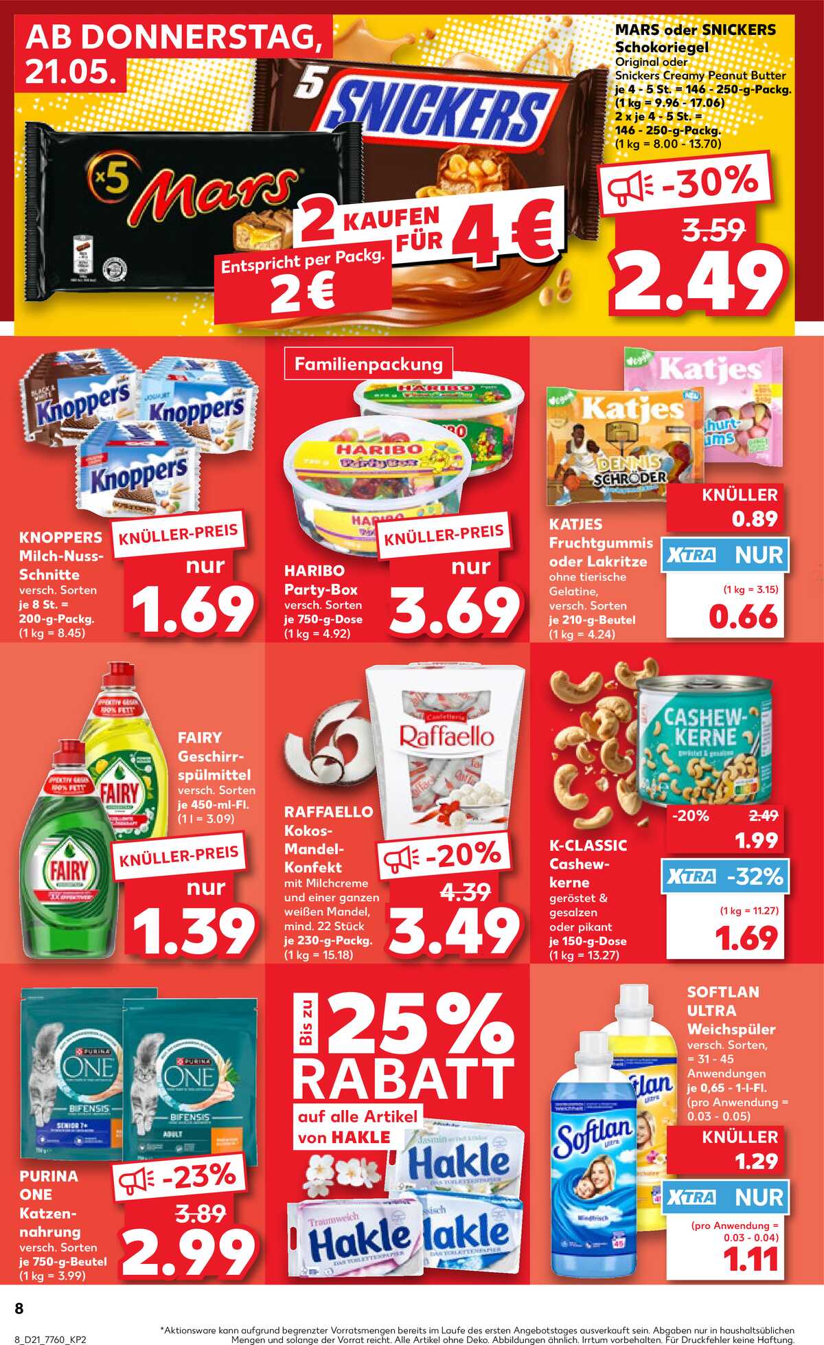 Leták Kaufland Německo 21.5.-27.5.2026 strana 8