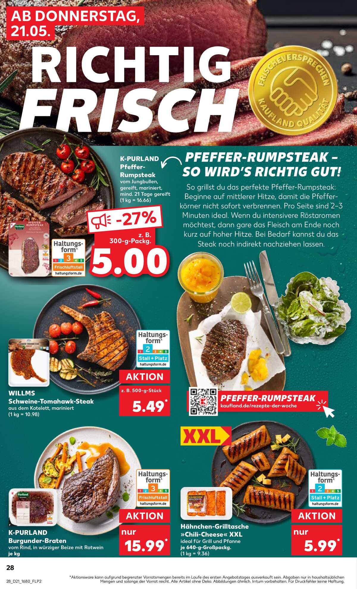 Leták Kaufland Německo 21.5.-27.5.2026 strana 28