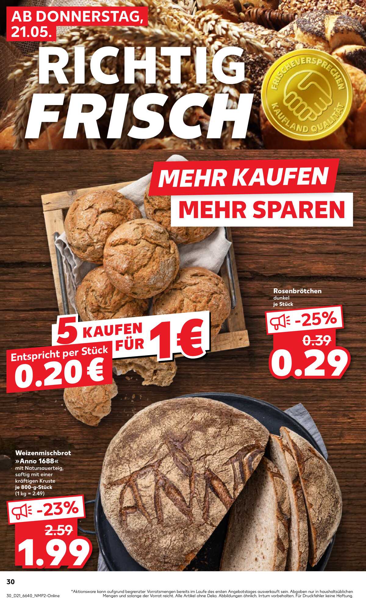 Leták Kaufland Německo 21.5.-27.5.2026 strana 30