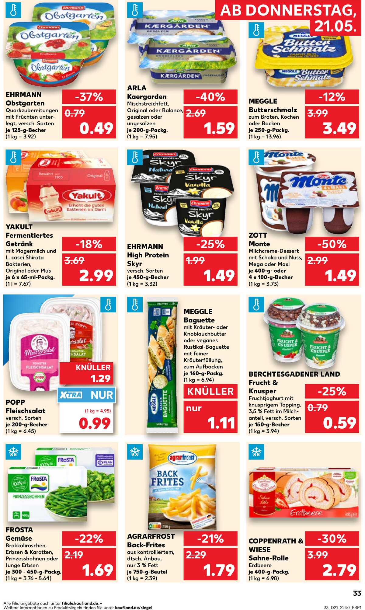 Leták Kaufland Německo 21.5.-27.5.2026 strana 33