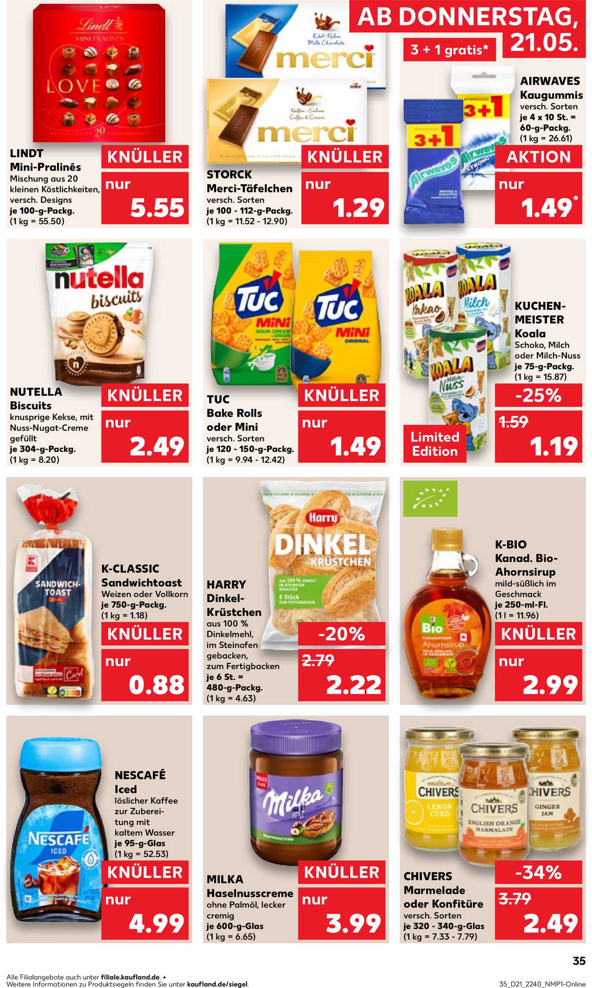 Leták Kaufland Německo 21.5.-27.5.2026 strana 35