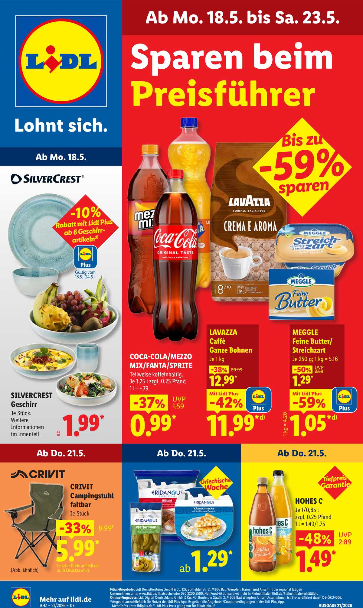 Leták Lidl Německo 18.5.-23.5.2026 strana 1