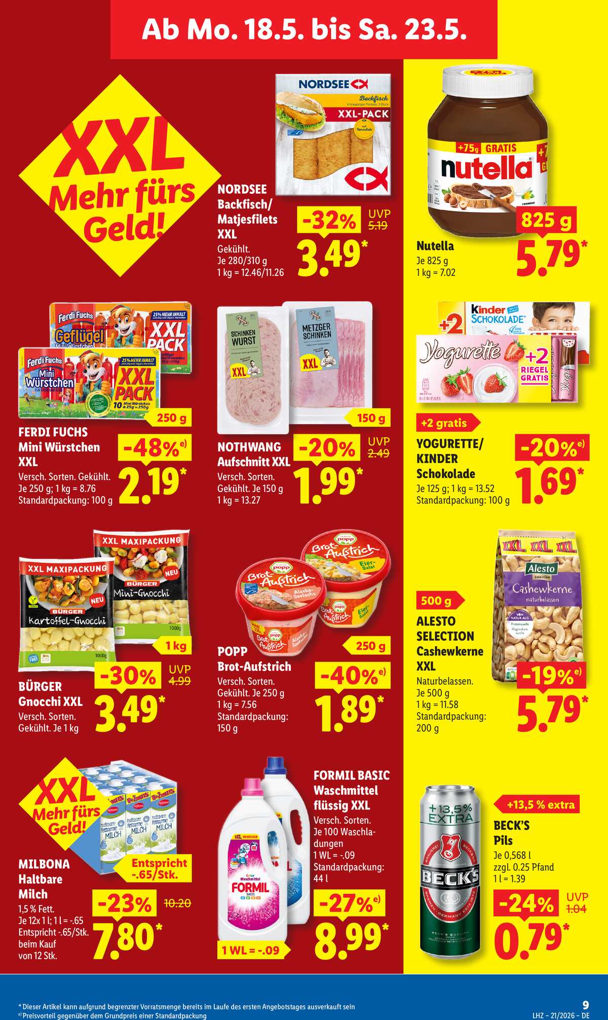 Leták Lidl Německo 18.5.-23.5.2026 strana 17