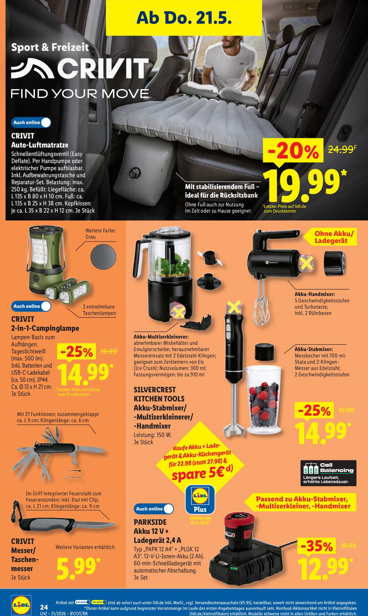 Leták Lidl Německo 18.5.-23.5.2026 strana 44