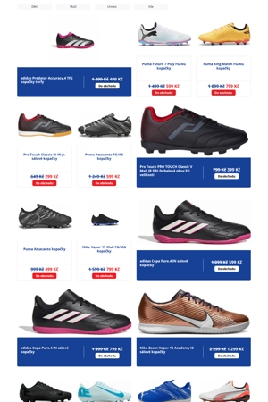 Intersport Kopačky a míče - 17. 5. 2026