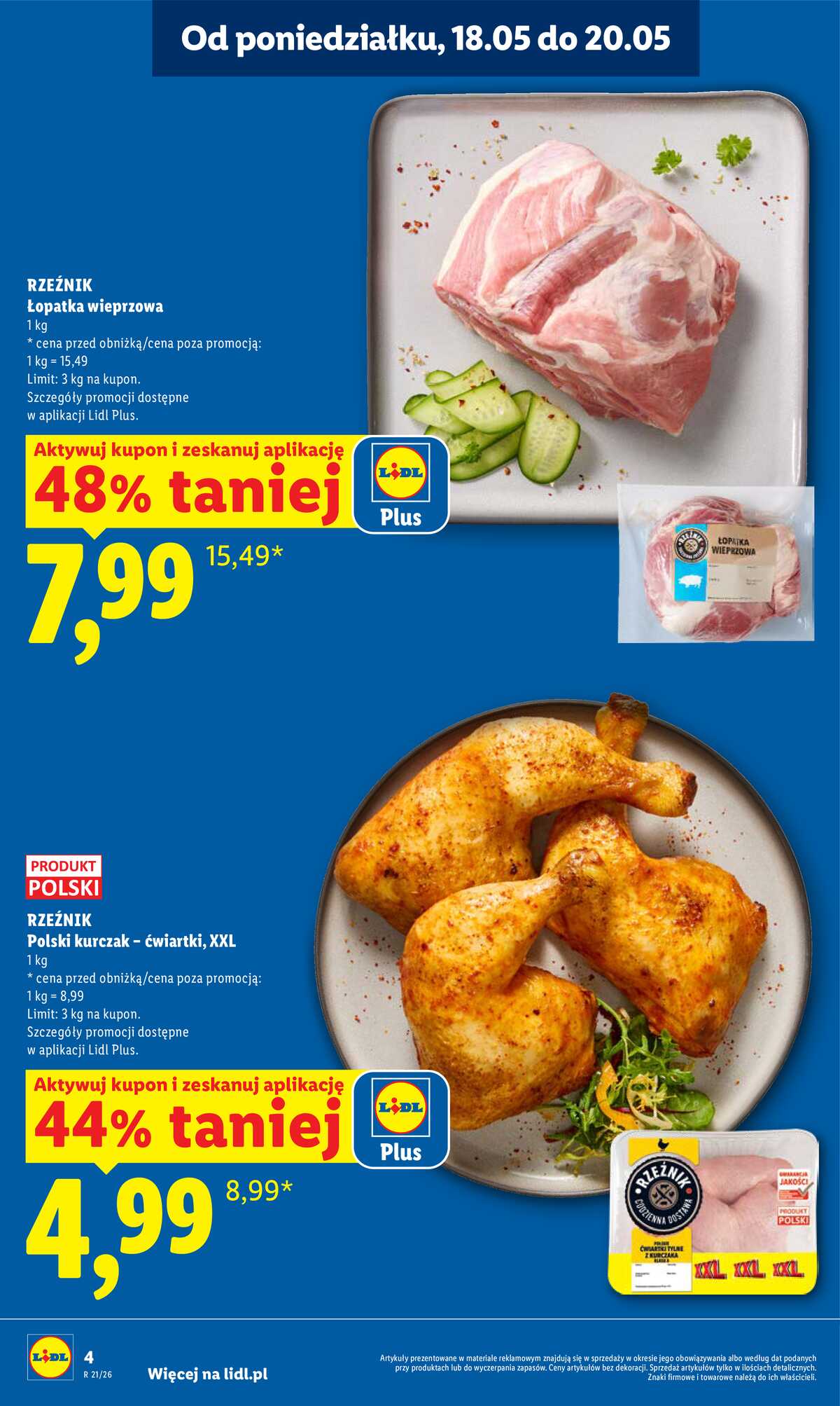 Leták Lidl Polsko 18.5.-20.5.2026 - Zpravodaj platný od 18.05 do 20.05 strana 4