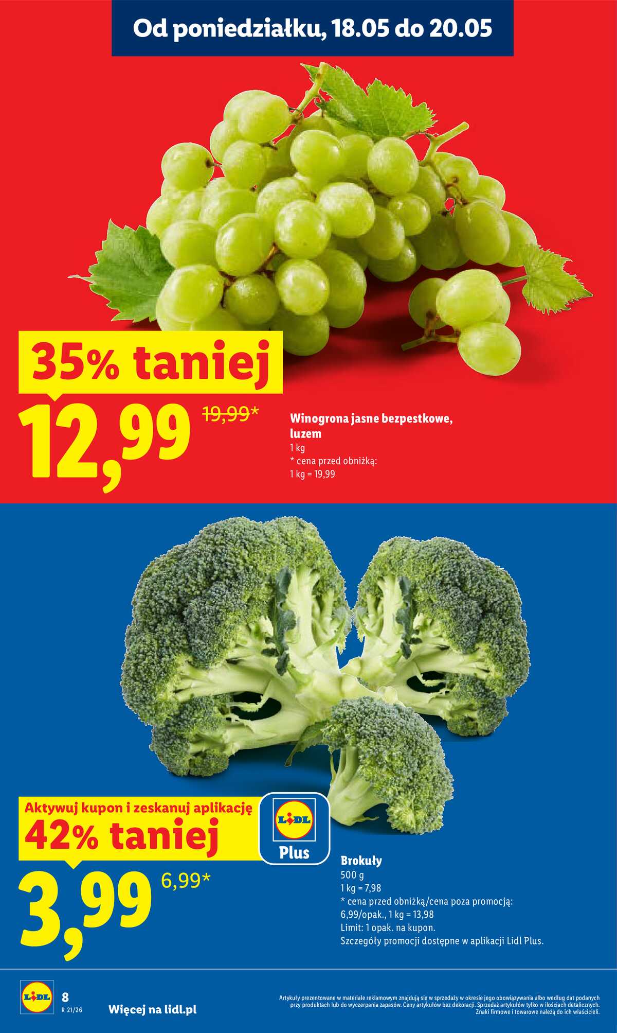 Leták Lidl Polsko 18.5.-20.5.2026 - Zpravodaj platný od 18.05 do 20.05 strana 8