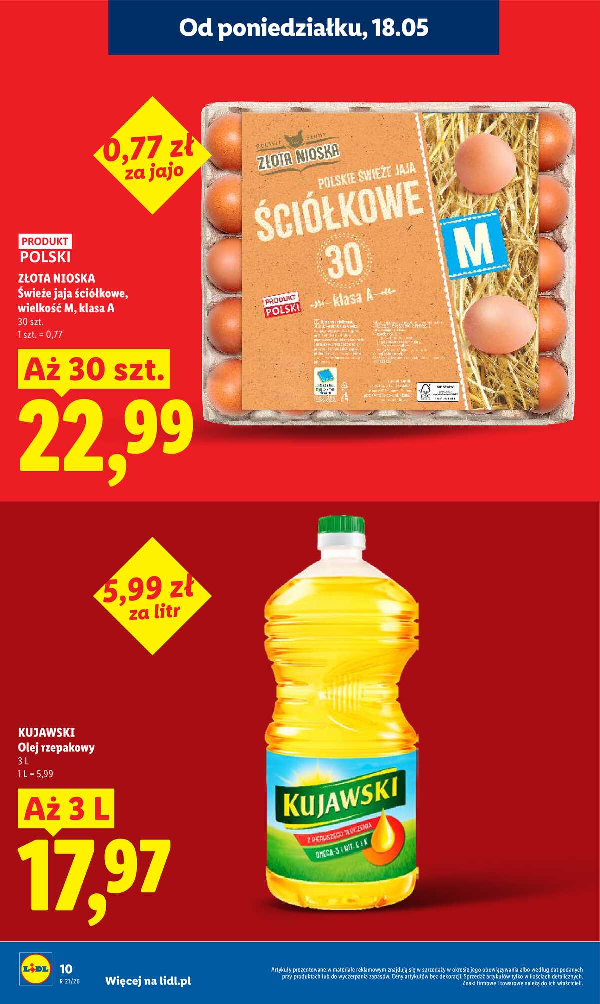 Leták Lidl Polsko 18.5.-20.5.2026 - Zpravodaj platný od 18.05 do 20.05 strana 10