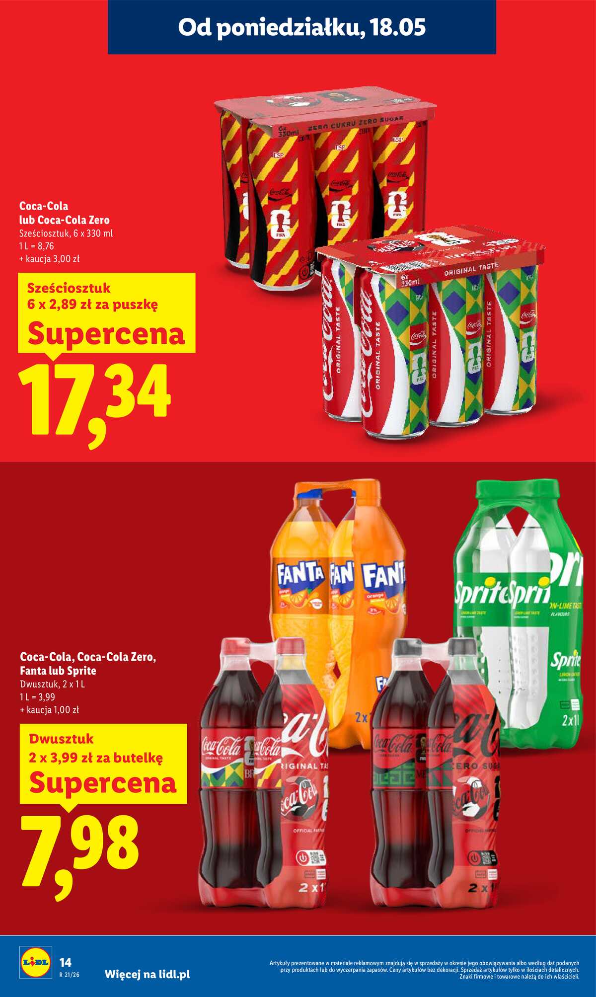 Leták Lidl Polsko 18.5.-20.5.2026 - Zpravodaj platný od 18.05 do 20.05 strana 14