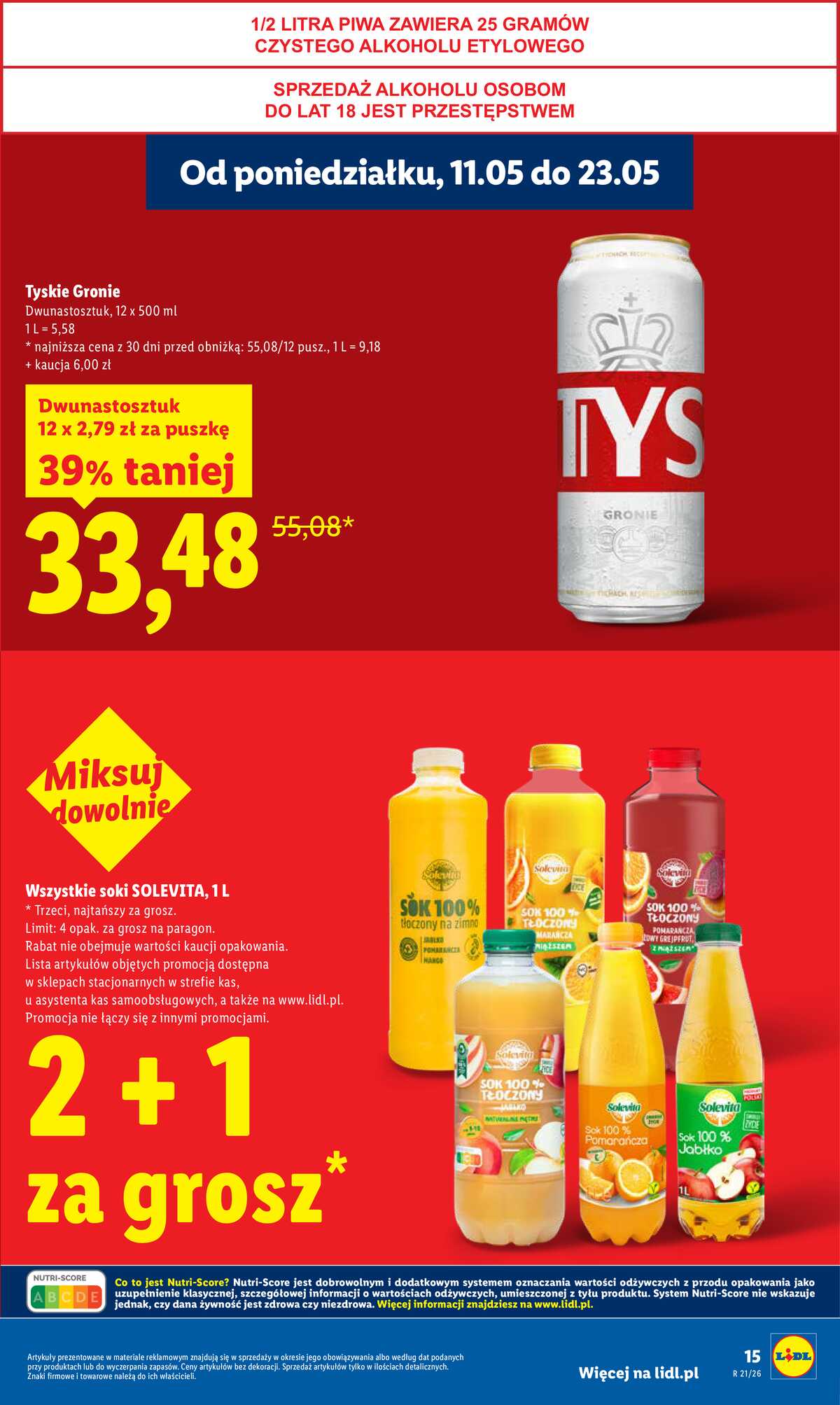 Leták Lidl Polsko 18.5.-20.5.2026 - Zpravodaj platný od 18.05 do 20.05 strana 15