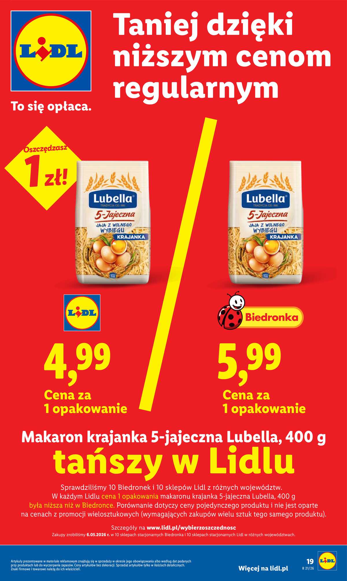 Leták Lidl Polsko 18.5.-20.5.2026 - Zpravodaj platný od 18.05 do 20.05 strana 19