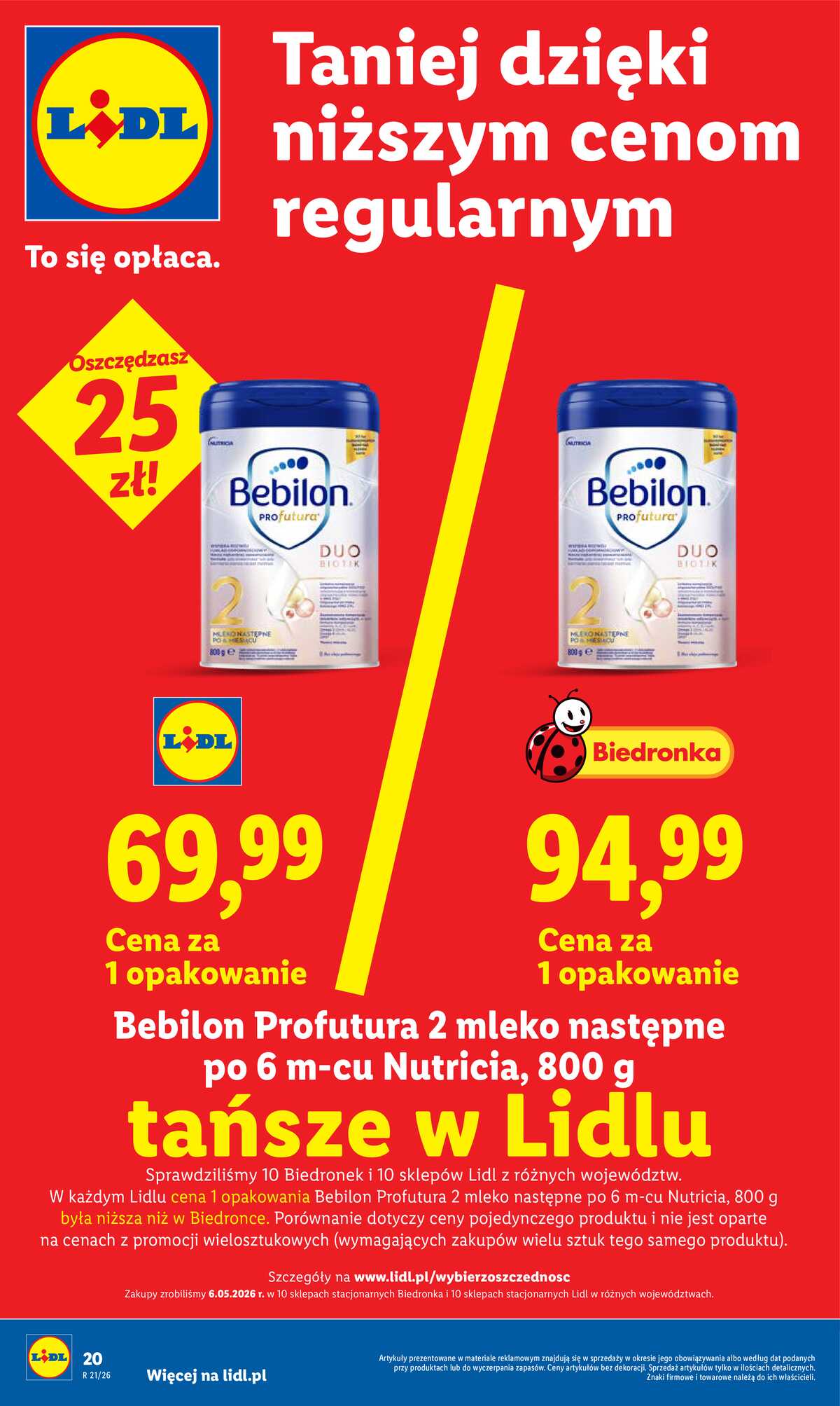 Leták Lidl Polsko 18.5.-20.5.2026 - Zpravodaj platný od 18.05 do 20.05 strana 20