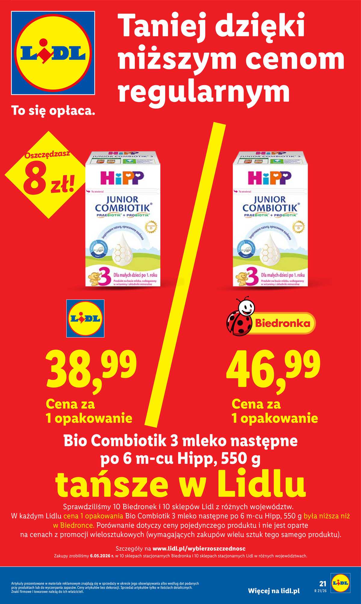 Leták Lidl Polsko 18.5.-20.5.2026 - Zpravodaj platný od 18.05 do 20.05 strana 21