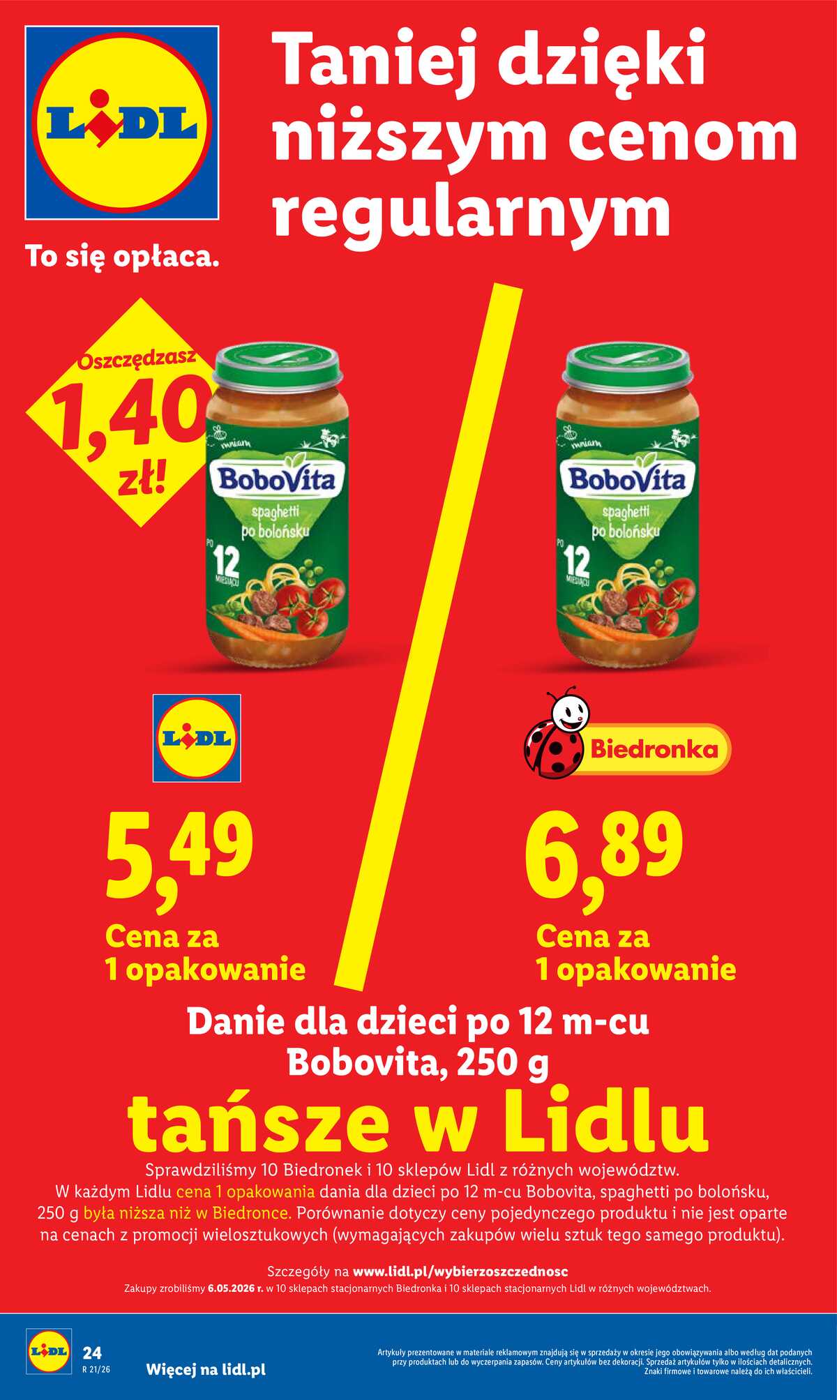 Leták Lidl Polsko 18.5.-20.5.2026 - Zpravodaj platný od 18.05 do 20.05 strana 24
