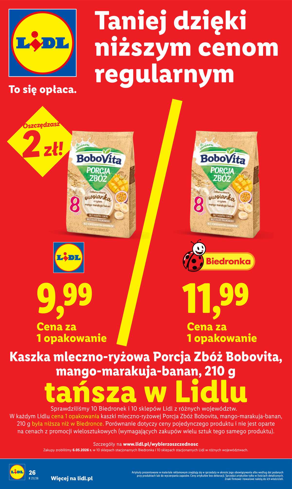 Leták Lidl Polsko 18.5.-20.5.2026 - Zpravodaj platný od 18.05 do 20.05 strana 26