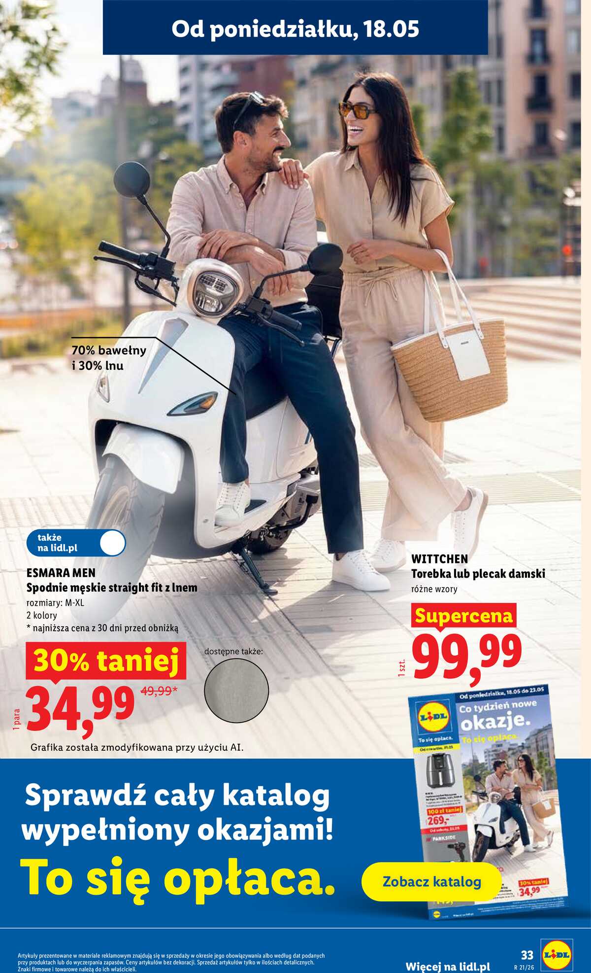 Leták Lidl Polsko 18.5.-20.5.2026 - Zpravodaj platný od 18.05 do 20.05 strana 33