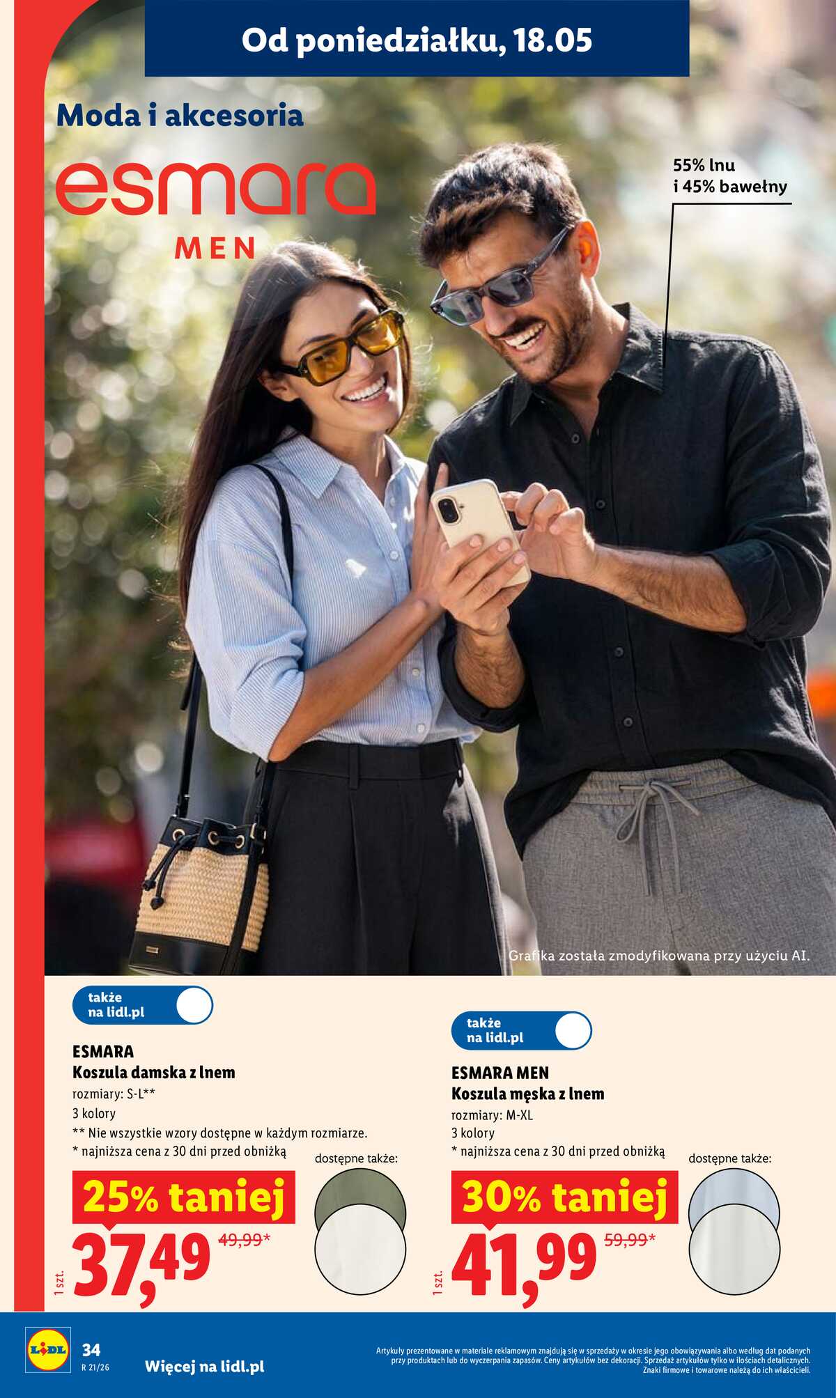 Leták Lidl Polsko 18.5.-20.5.2026 - Zpravodaj platný od 18.05 do 20.05 strana 34