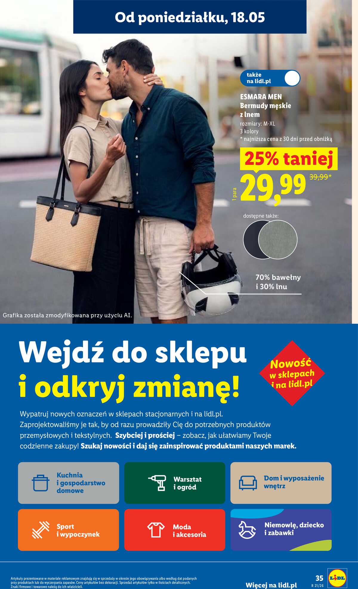 Leták Lidl Polsko 18.5.-20.5.2026 - Zpravodaj platný od 18.05 do 20.05 strana 35