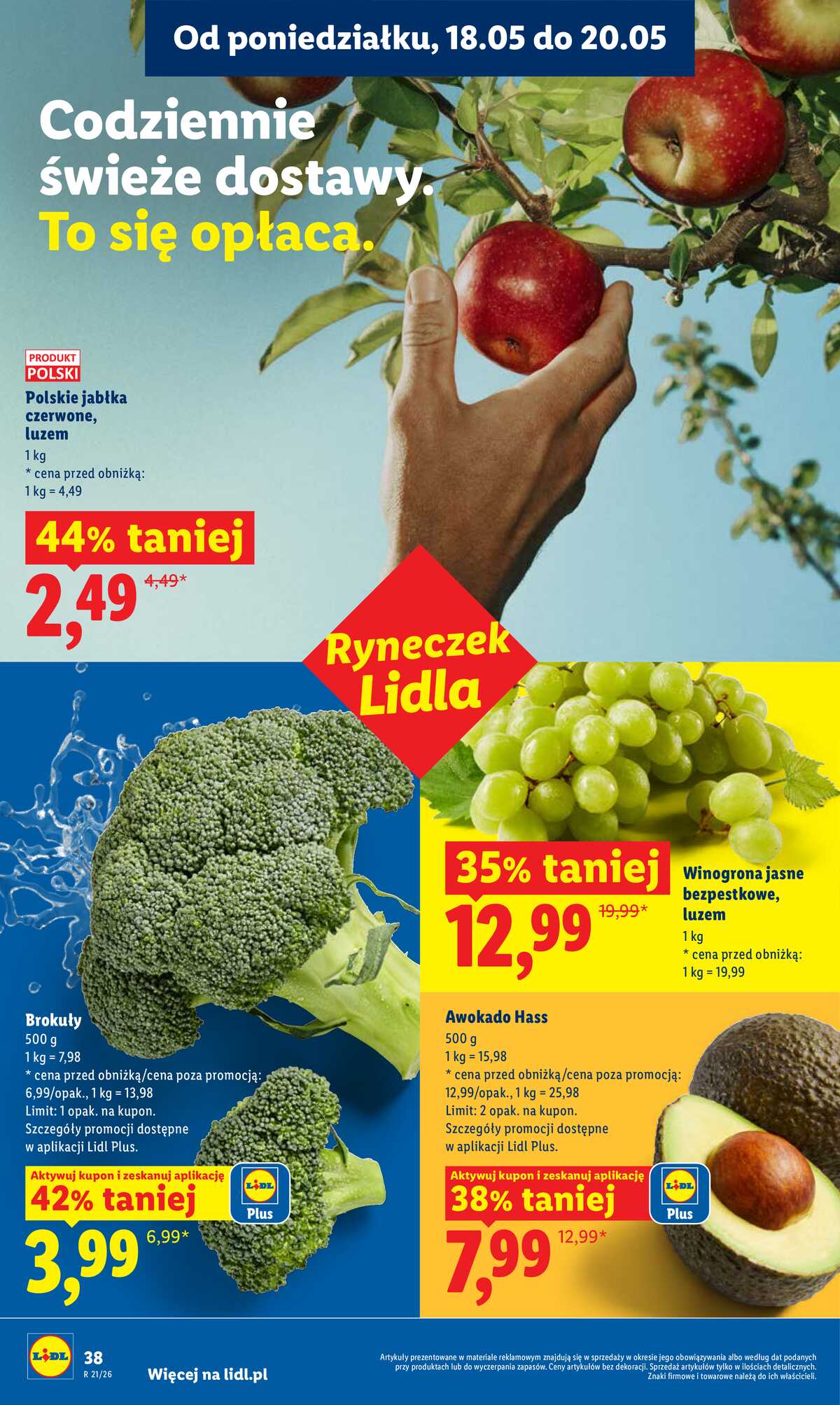 Leták Lidl Polsko 18.5.-20.5.2026 - Zpravodaj platný od 18.05 do 20.05 strana 38