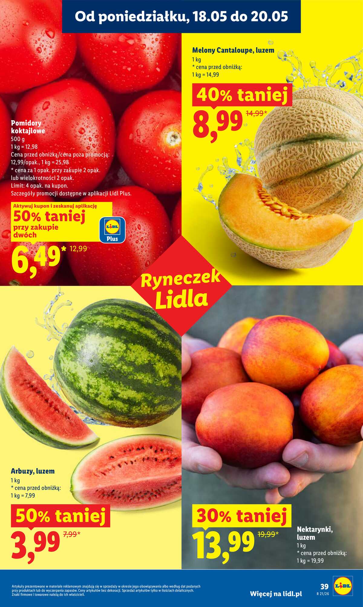 Leták Lidl Polsko 18.5.-20.5.2026 - Zpravodaj platný od 18.05 do 20.05 strana 39