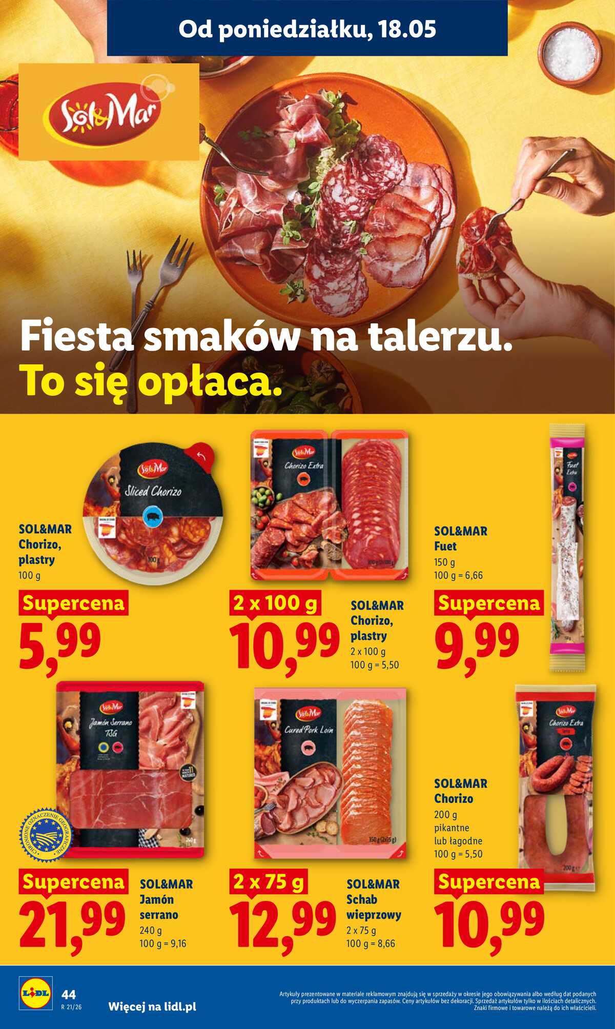 Leták Lidl Polsko 18.5.-20.5.2026 - Zpravodaj platný od 18.05 do 20.05 strana 44