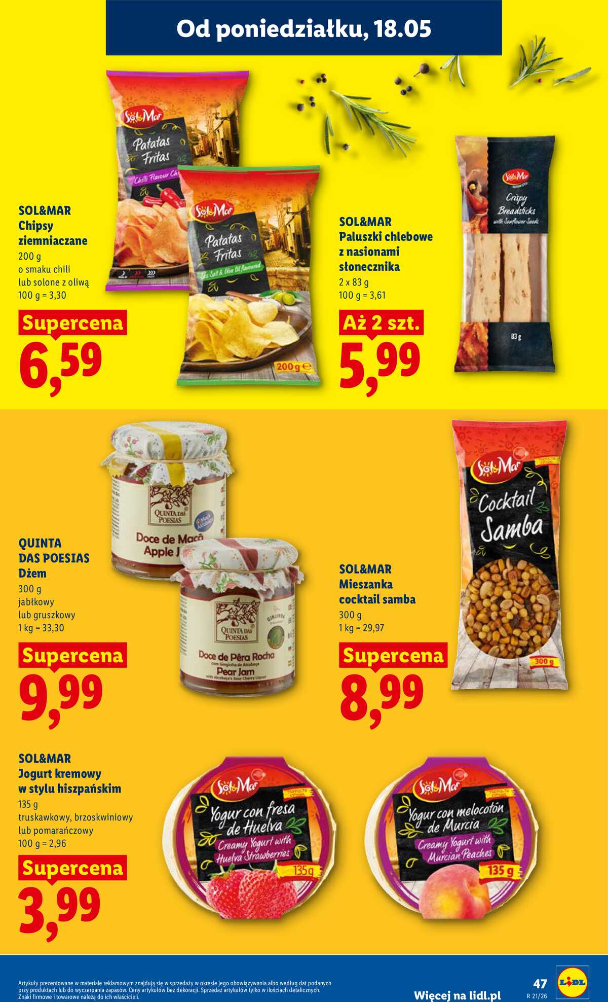 Leták Lidl Polsko 18.5.-20.5.2026 - Zpravodaj platný od 18.05 do 20.05 strana 47