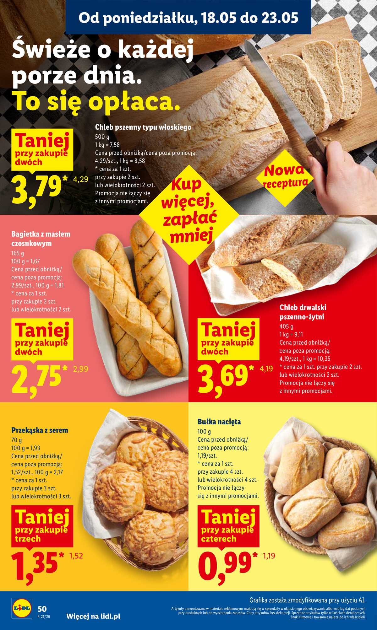 Leták Lidl Polsko 18.5.-20.5.2026 - Zpravodaj platný od 18.05 do 20.05 strana 50