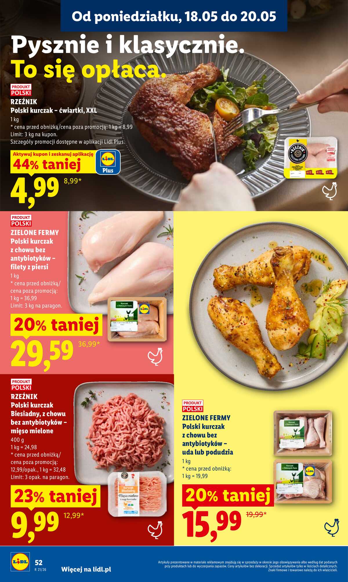 Leták Lidl Polsko 18.5.-20.5.2026 - Zpravodaj platný od 18.05 do 20.05 strana 52