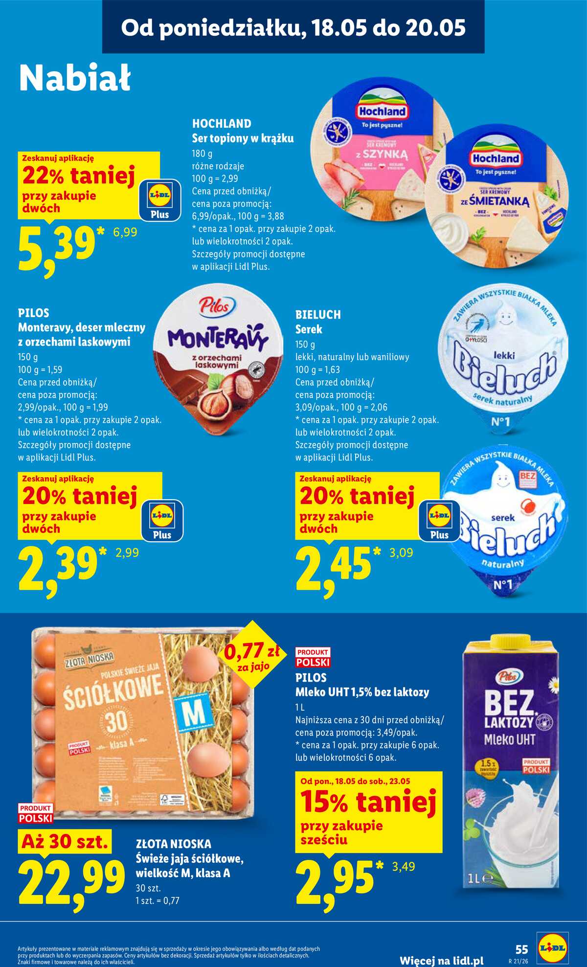 Leták Lidl Polsko 18.5.-20.5.2026 - Zpravodaj platný od 18.05 do 20.05 strana 57