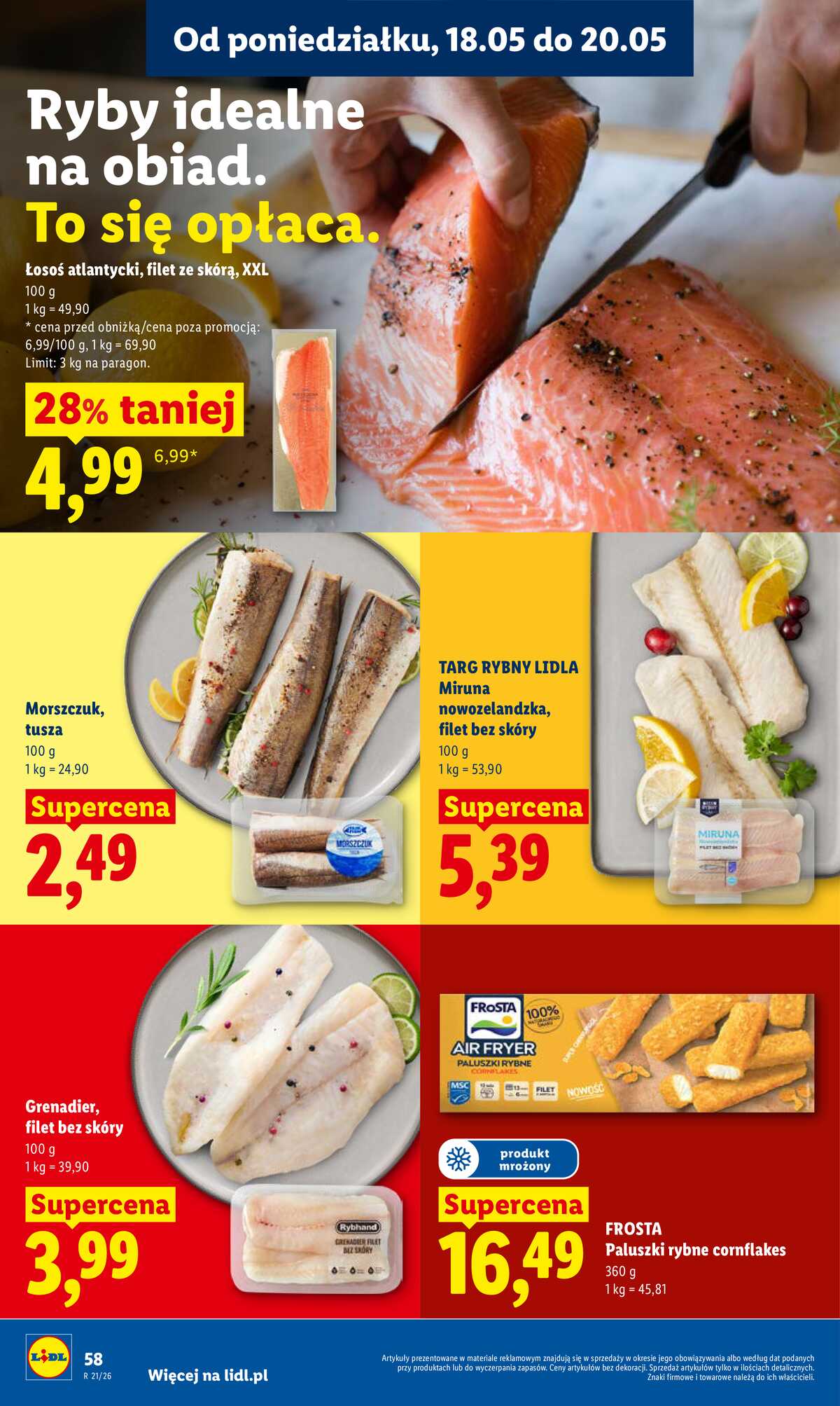 Leták Lidl Polsko 18.5.-20.5.2026 - Zpravodaj platný od 18.05 do 20.05 strana 60