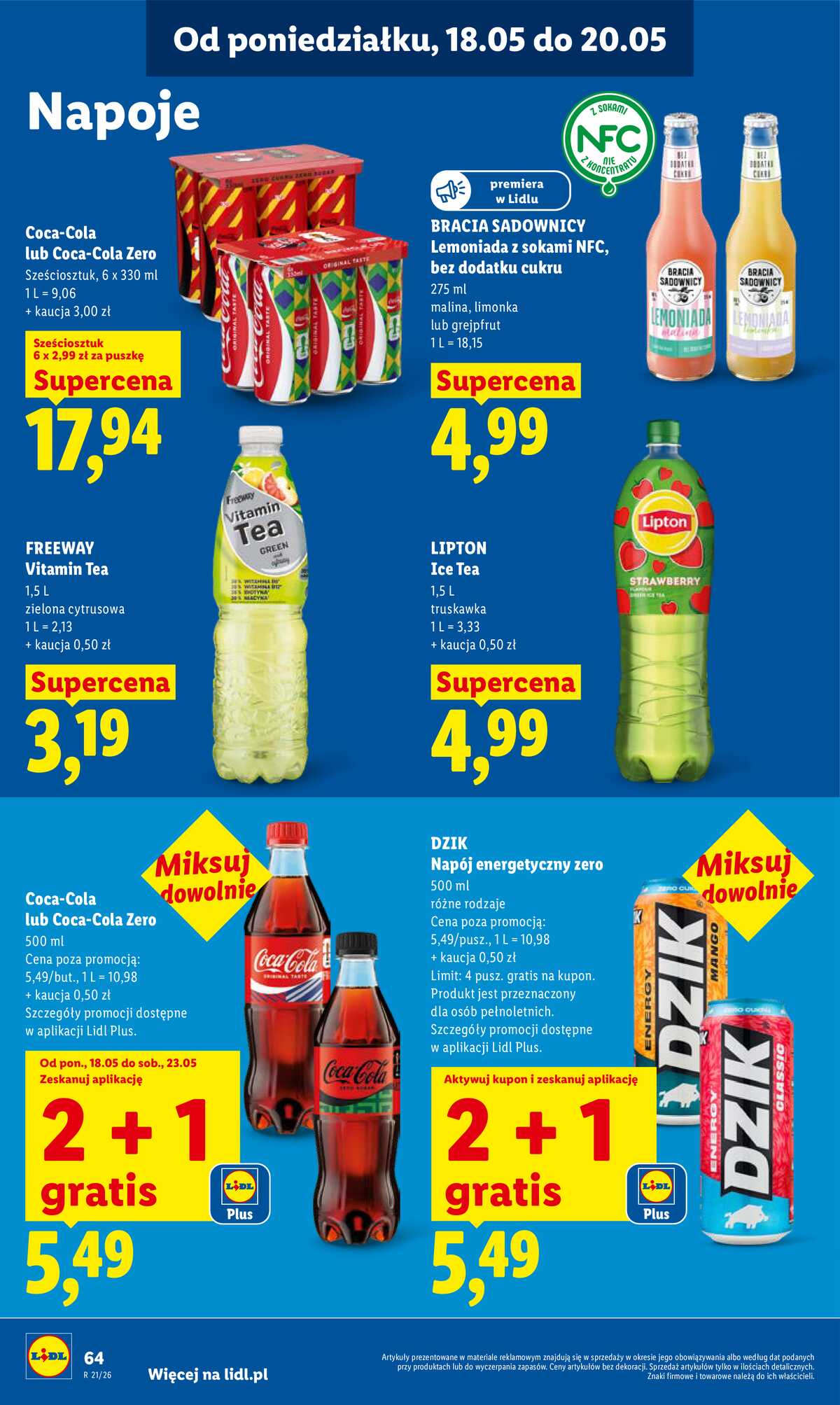 Leták Lidl Polsko 18.5.-20.5.2026 - Zpravodaj platný od 18.05 do 20.05 strana 66
