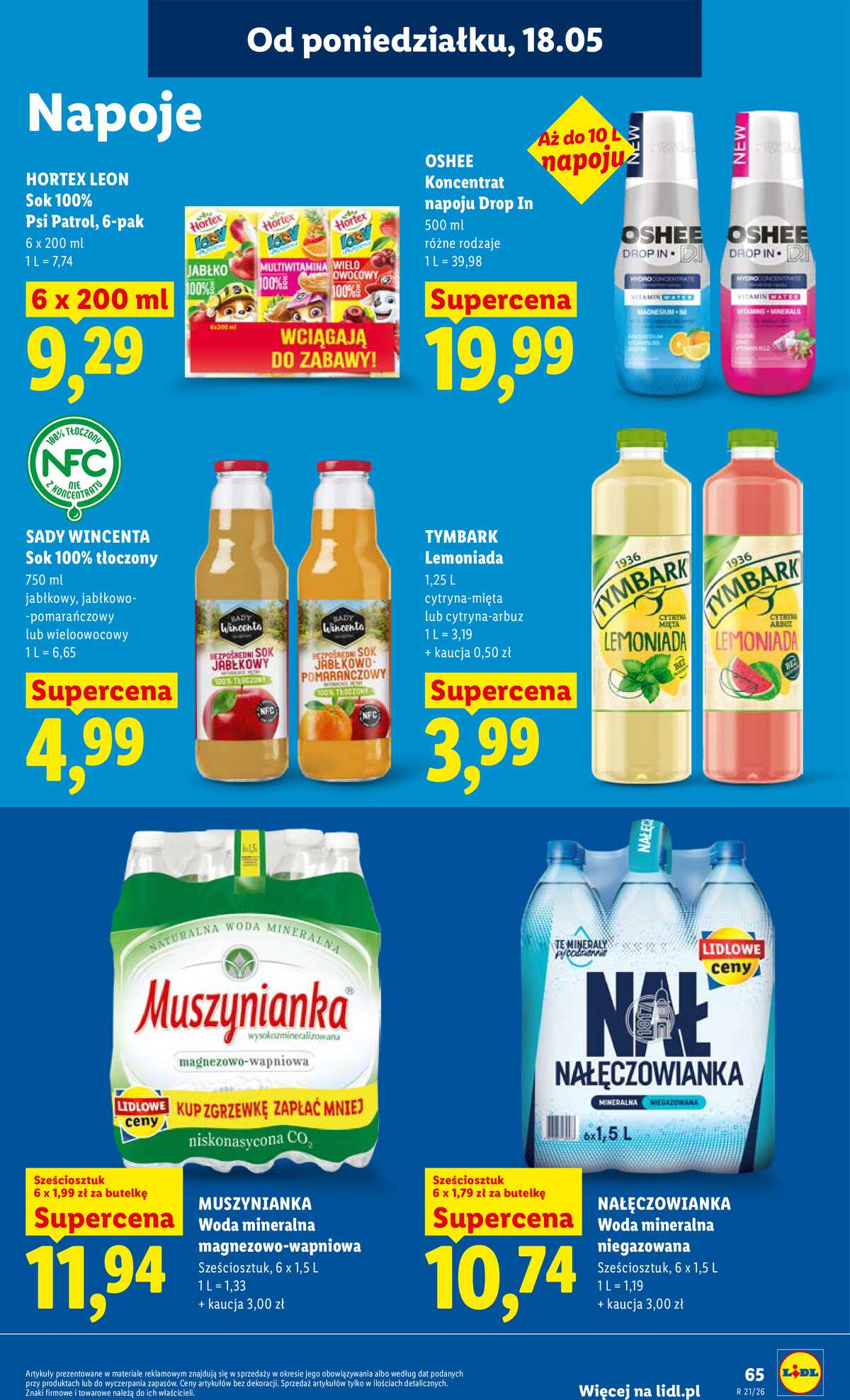 Leták Lidl Polsko 18.5.-20.5.2026 - Zpravodaj platný od 18.05 do 20.05 strana 67