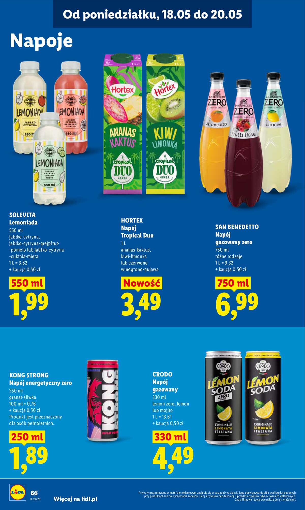 Leták Lidl Polsko 18.5.-20.5.2026 - Zpravodaj platný od 18.05 do 20.05 strana 68