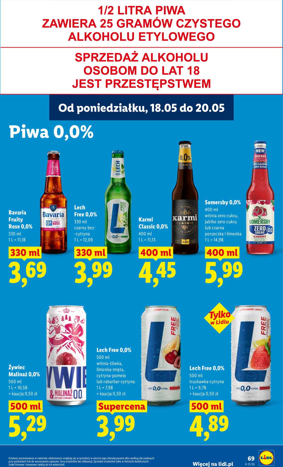 Leták Lidl Polsko 18.5.-20.5.2026 - Zpravodaj platný od 18.05 do 20.05 strana 71