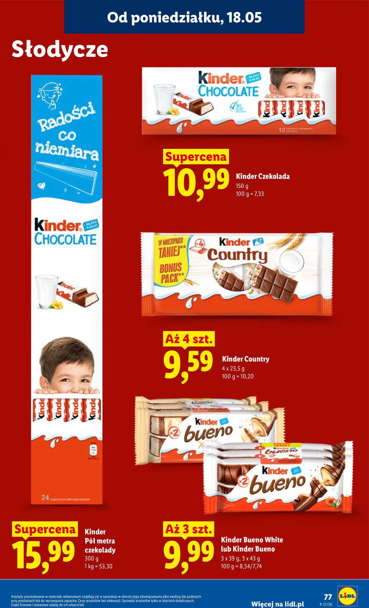 Leták Lidl Polsko 18.5.-20.5.2026 - Zpravodaj platný od 18.05 do 20.05 strana 81